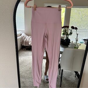 Lululemon High-Waisted Pink Leggings size 4